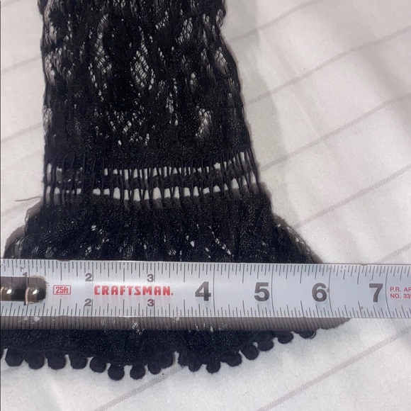 For Love And Lemons Black Lace Dress SizeSmall, Open Back, Long Sleeve Dress - Picture 15 of 16